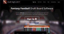 Desktop Screenshot of draftnight.com