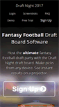 Mobile Screenshot of draftnight.com